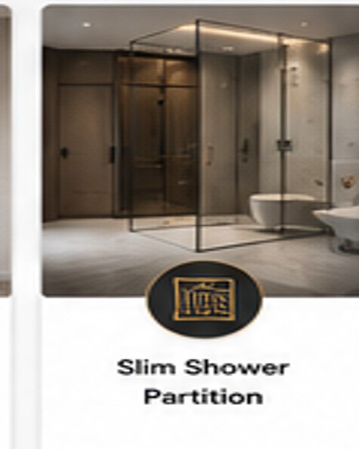 Slim Shower Partition